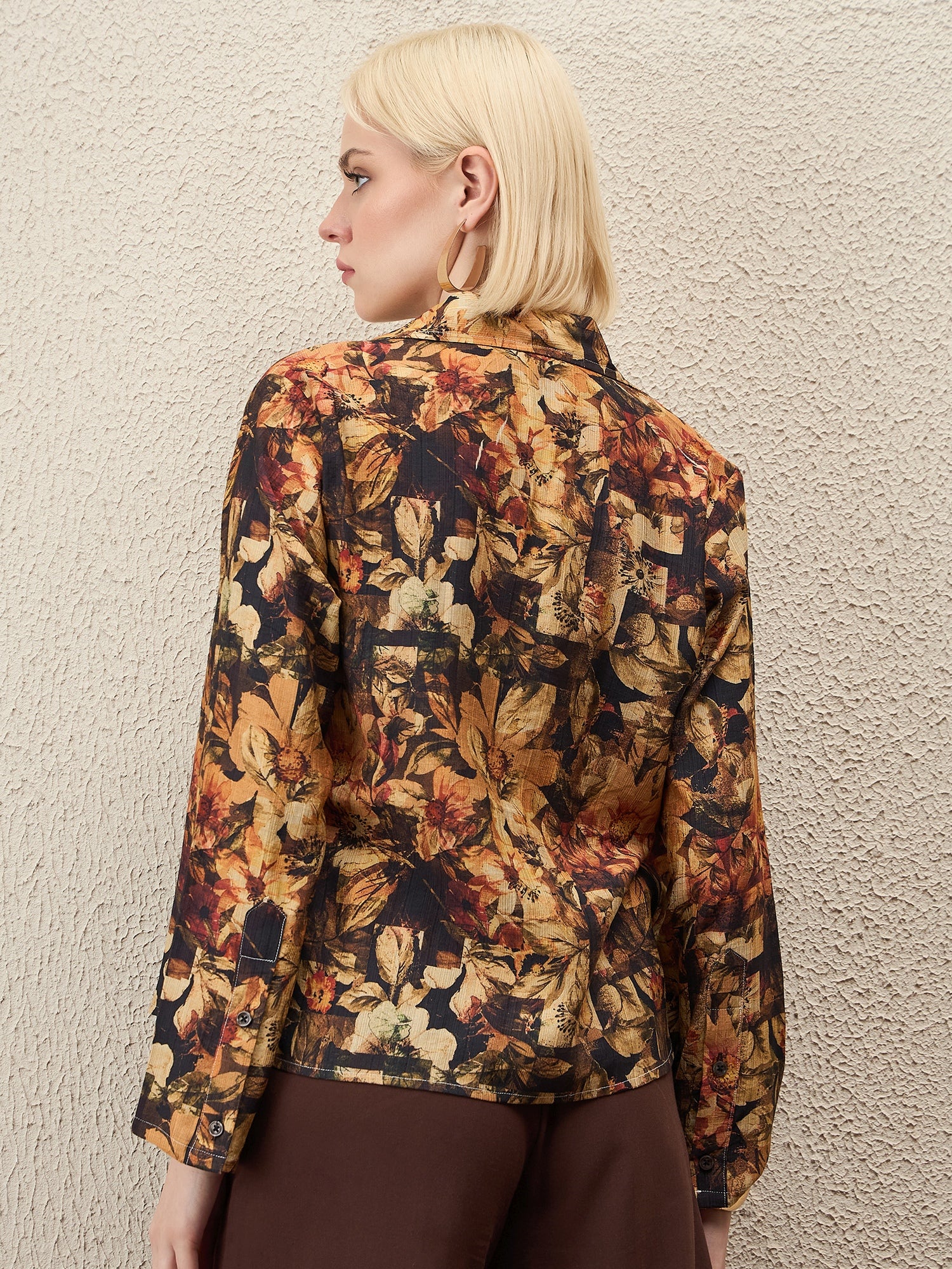 AHrik Autumn Ember Floral Shirt