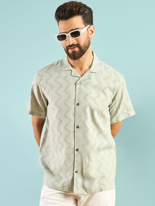 AHrik Mint Mist Men's Shirt AHrik