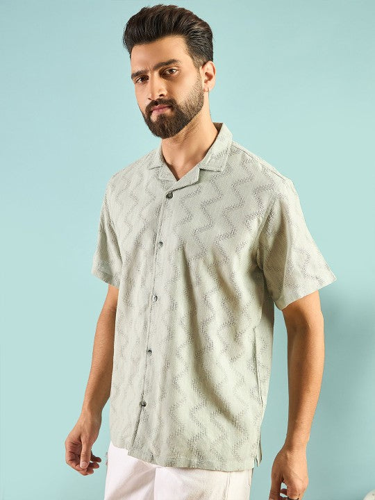 AHrik Mint Mist Men's Shirt AHrik