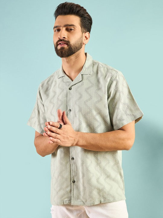 AHrik Mint Mist Men's Shirt AHrik
