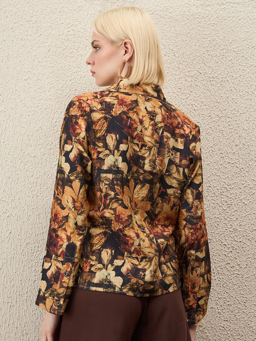 AHrik Autumn Ember Floral Shirt