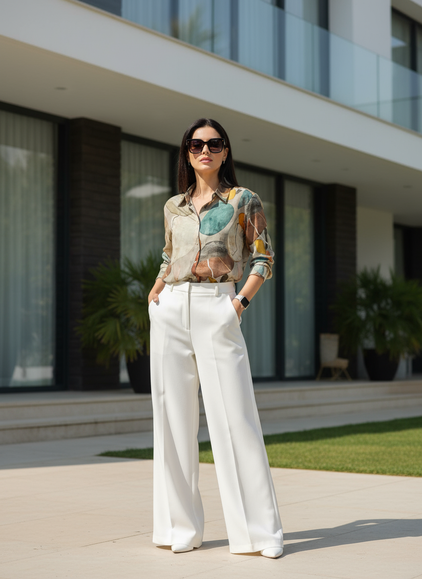 AHrik Aurora Terra Abstract Shirt