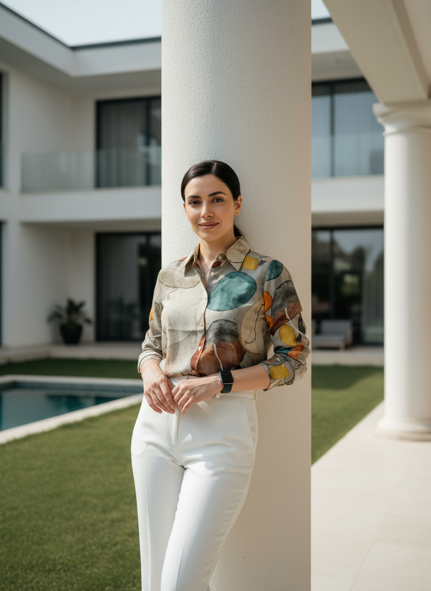 AHrik Aurora Terra Abstract Shirt