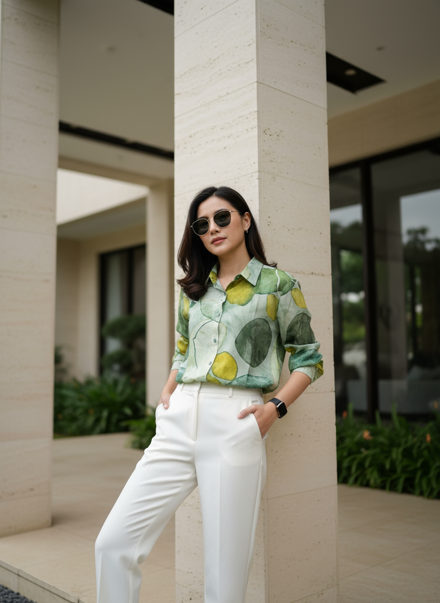 AHrik Verdant Muse Botanical Shirt