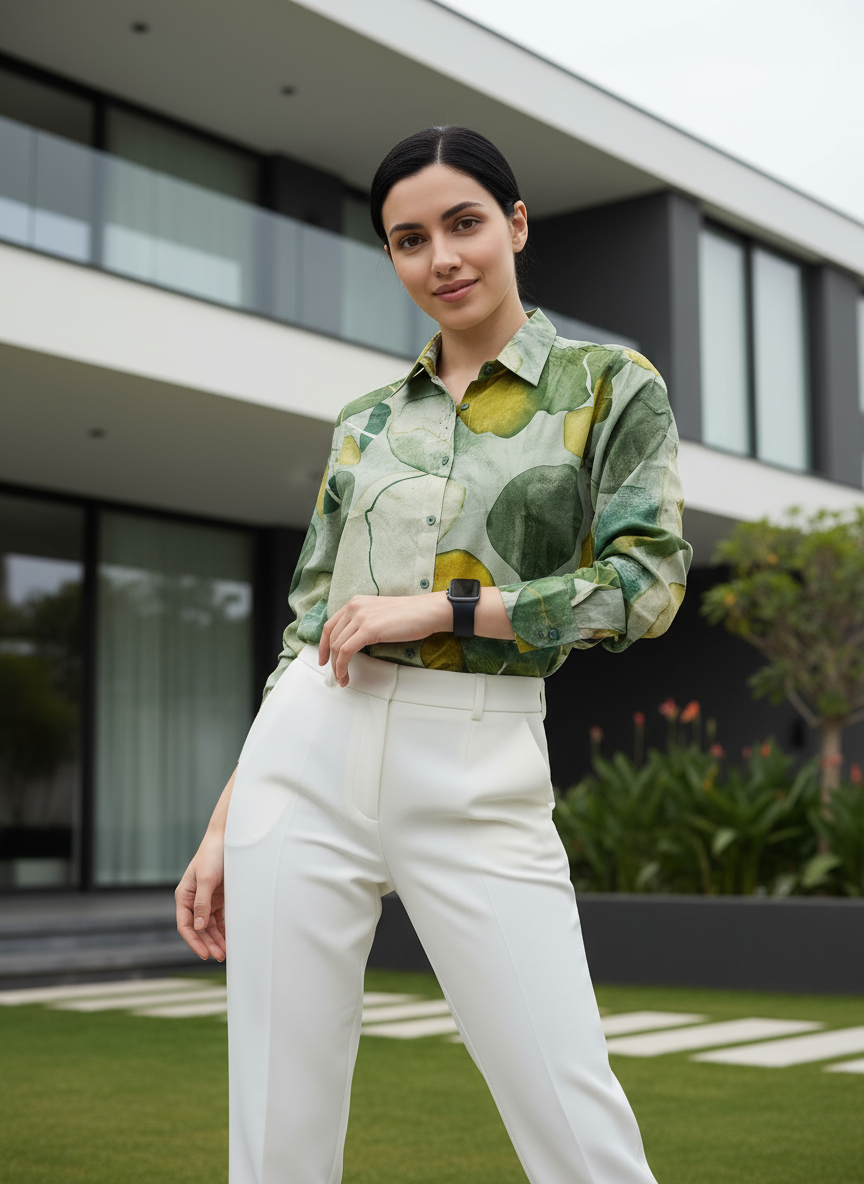 AHrik Verdant Muse Botanical Shirt