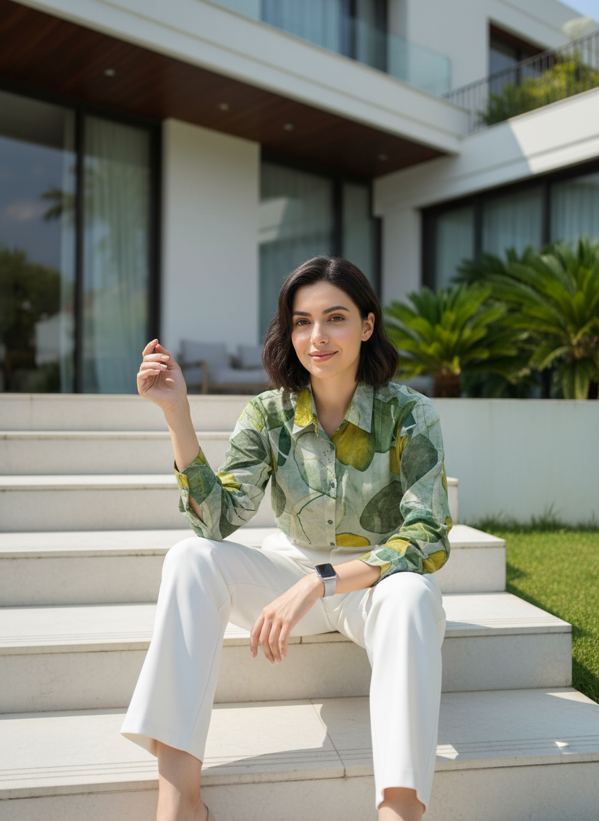 AHrik Verdant Muse Botanical Shirt