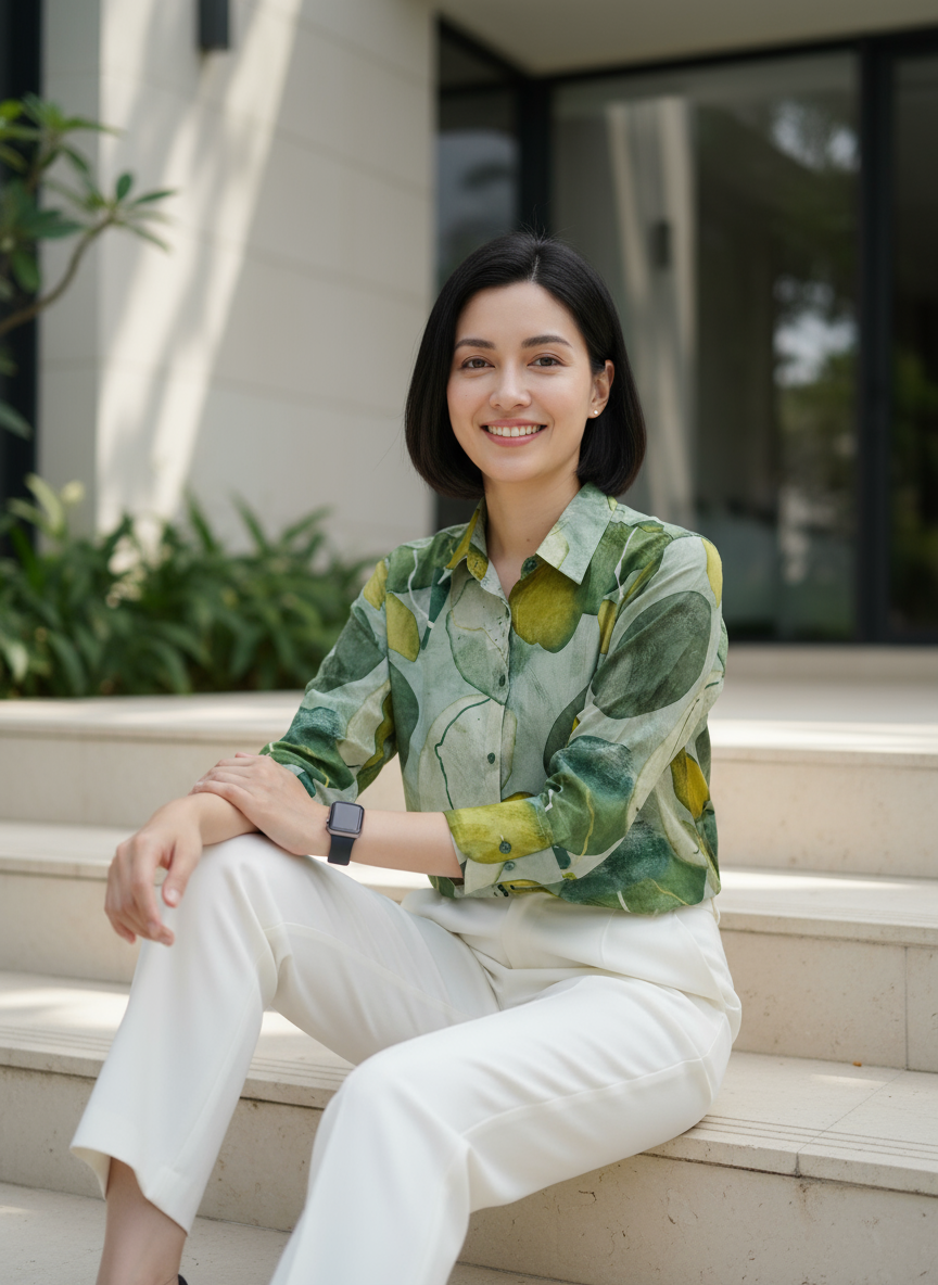 AHrik Verdant Muse Botanical Shirt