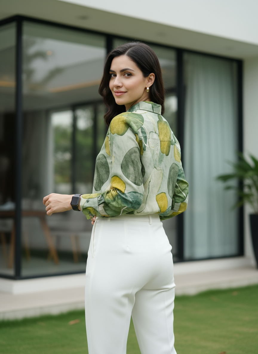 AHrik Verdant Muse Botanical Shirt