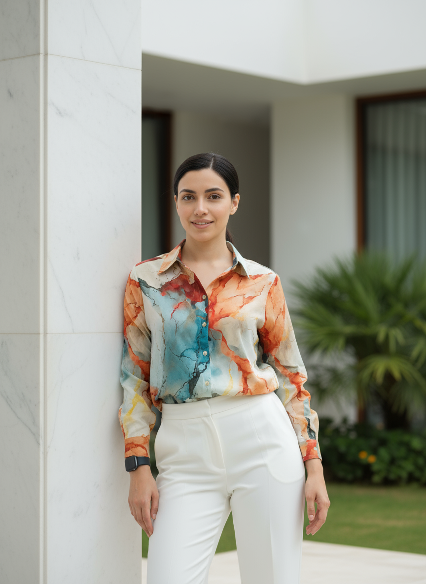 AHrik Terra Solace Marble Shirt